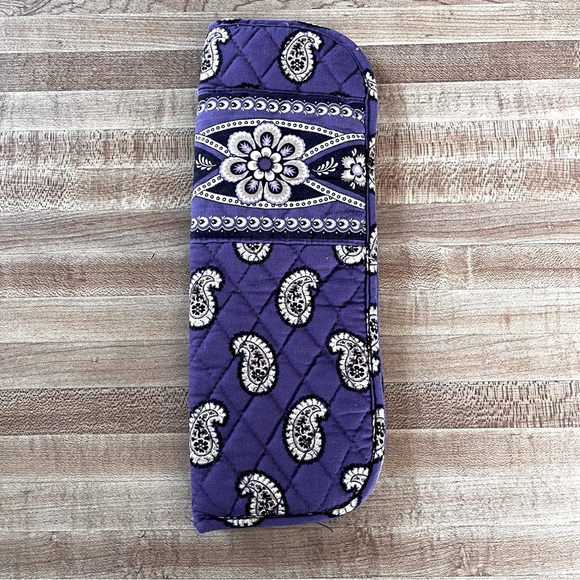 Vera Bradley | Simply Violet Flat Iron Curling Iron Travel Case, 11.5 x 4” - Picture 1 of 5